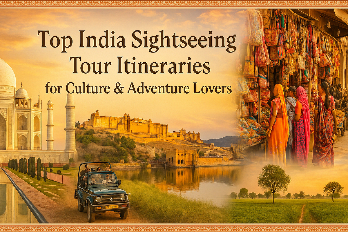 Top India Sightseeing Tour Itineraries for Culture & Adventure Lovers