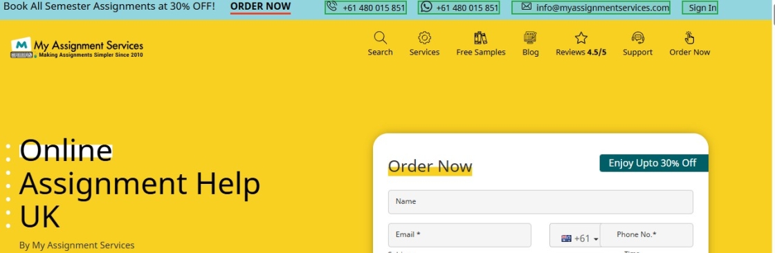 My Assignment Services Uk Cover Image