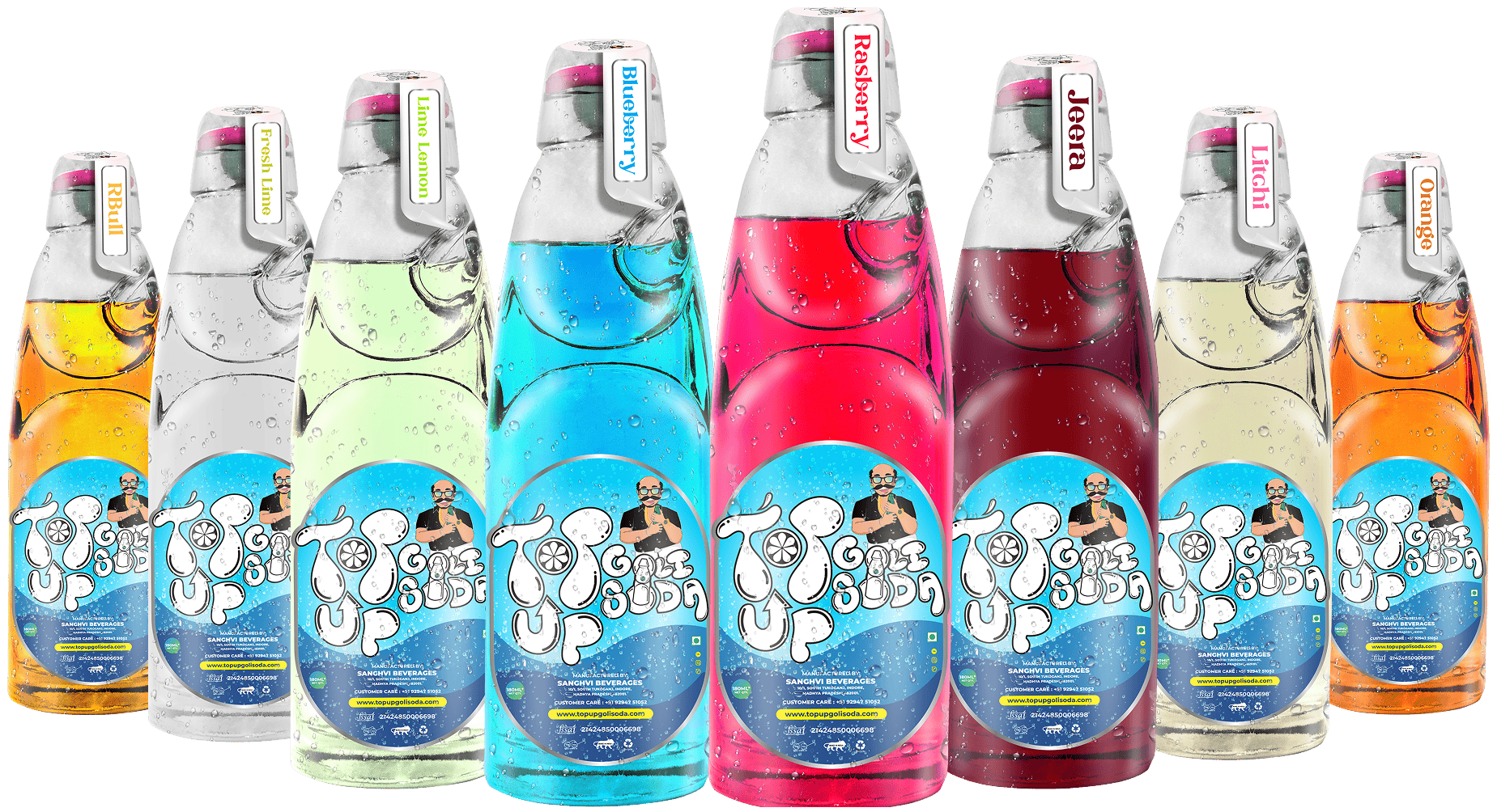 Top Up Goli Soda | Nostalgic Fizz, New Flavors