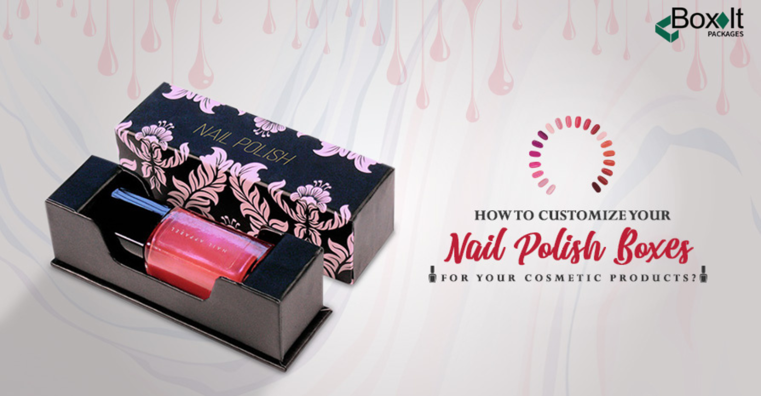 What types of closures are used in custom nail polish boxes? - Custom Packaging Boxes