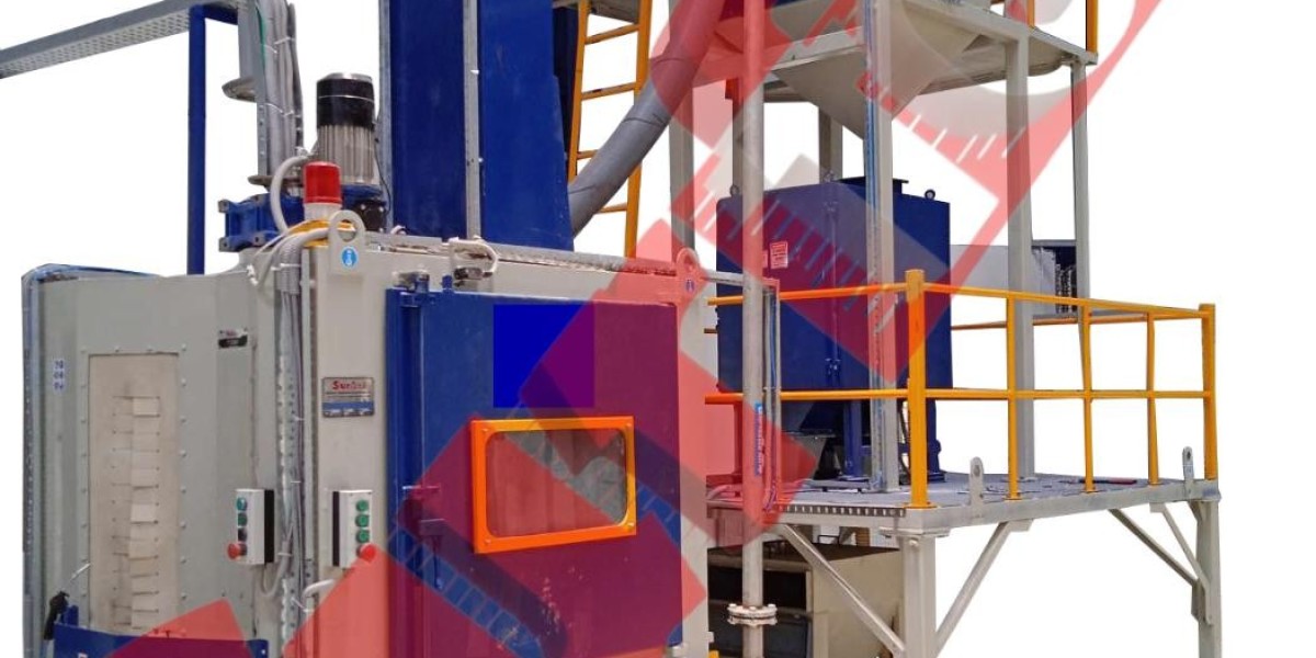 CNC Rotary Table Shot Blasting Machine