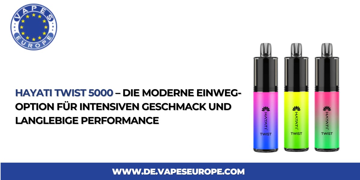 Hayati Twist 5000 – Die moderne Einweg-Option für intensiven Geschmack und langlebige Performance