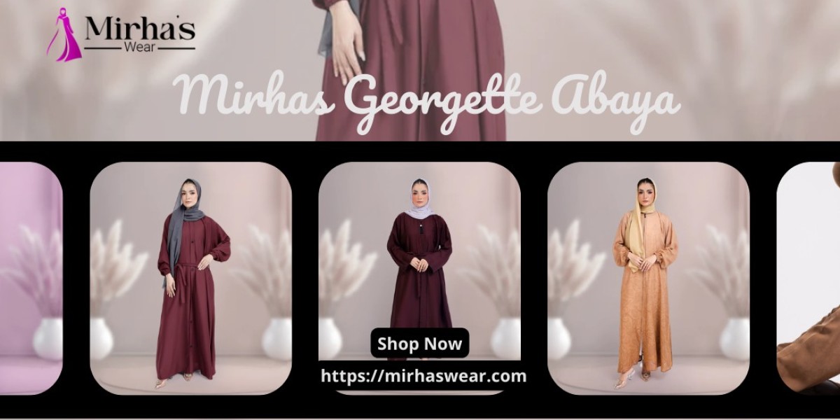 Best Mirhas Georgette Abaya Styles for Women in Pakistan