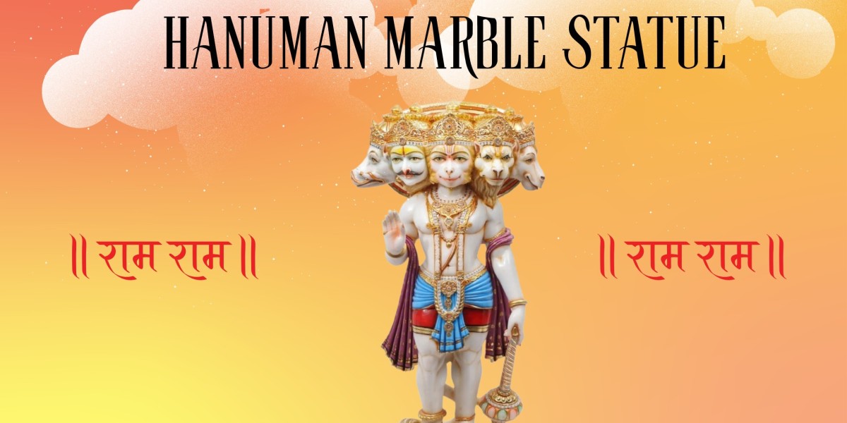 White Marble Hanuman God Statue | Salvik India