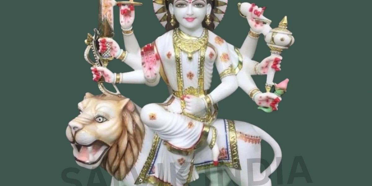 Durga Mata Marble Murti Manufacturer | Salvik India